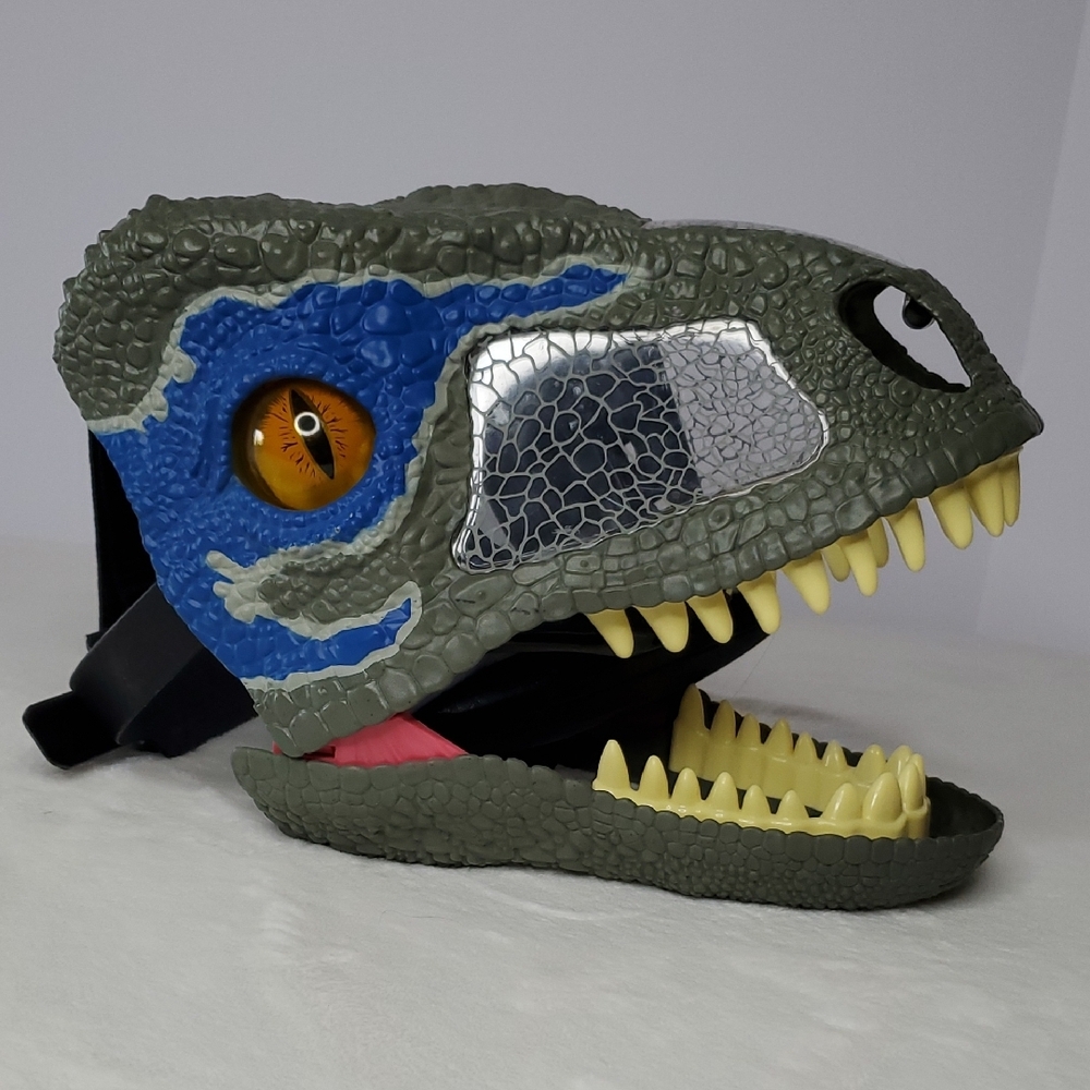 Jurassic World Dominion Velociraptor Blue Dinosaur Mask